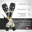 Беспроводной микрофон 2шт.+приемник TESLER WMS-720 для караоке и живого вокала (комплект)