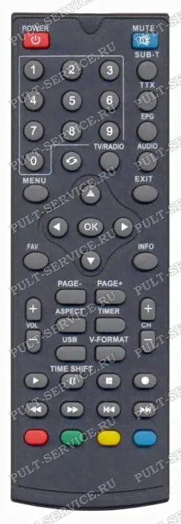Пульт Tesler DSR-310 (DVB-T2) как оригинал