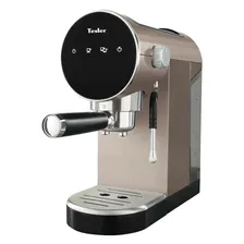 Кофеварка рожкового типа Tesler ECM-260 песочная