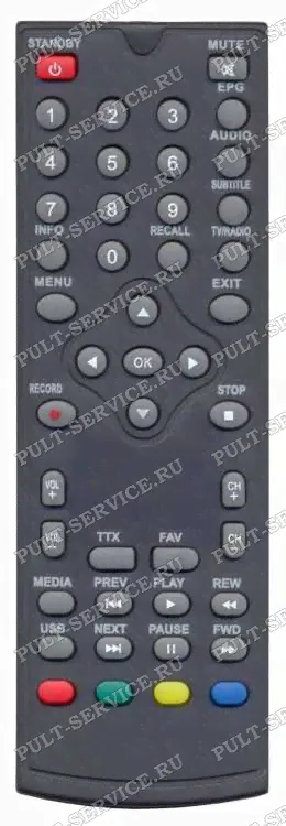Пульт Tesler DF00 (DVB-T2) как оригинал