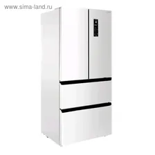 Холодильник Tesler RFD-430I WHITE, Side-by-side, класс А++, 428 л, Full No Frost, белый